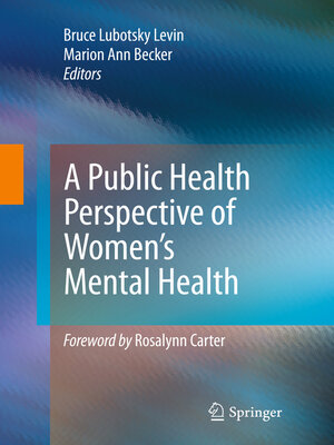 cover image of A Public Health Perspective of Women's Mental Health